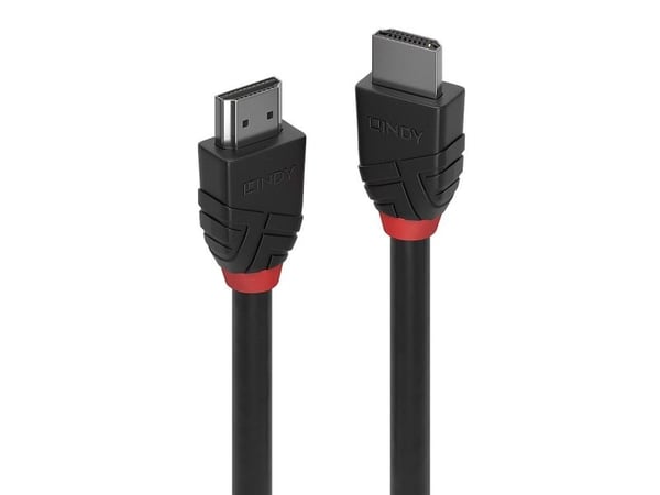 Lindy 36774, 5 m, HDMI-tyyppi A (vakio), 3 x HDMI Type A (Standard), 48 Gbit/s, Musta