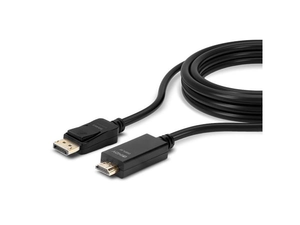 Lindy 36924, 5 m, DisplayPort, HDMI-tyyppi A (vakio), Uros, Uros, 3840 x 2160 pikseliä