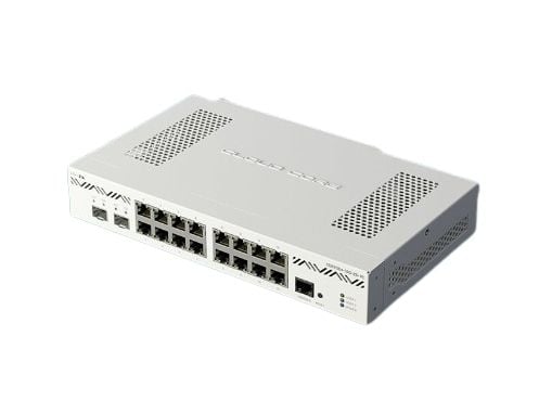 MikroTik Cloud Core Router CCR2004-16G-2S+PC - Router 16-ports-switch - 10GbE - rackmonterbar