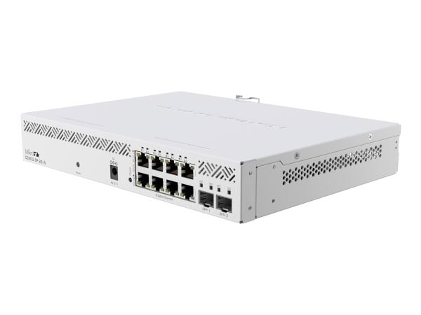 MikroTik CSS610-8P-2S+IN - Kytkin - smart - 8 x 10/100/1000 + 2 x 10 Gigabit SFP+ - pöytäkone, telineeseen asennettava - PoE+ (140 W)