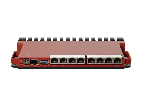 MikroTik L009 Series L009UIGS-RM - Router 9-ports-switch - 1GbE, 2.5GbE 2,4 GHz - DIN-skenmonterbar