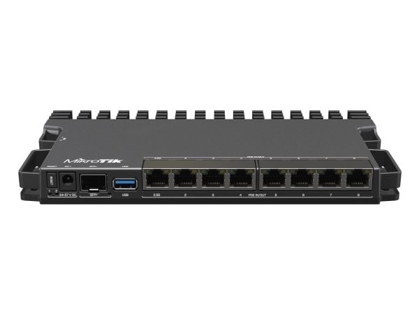 Mikrotik RB5009UPR+S+IN, 2.5 Gigabit Ethernet, Gigabitti Ethernet, Musta