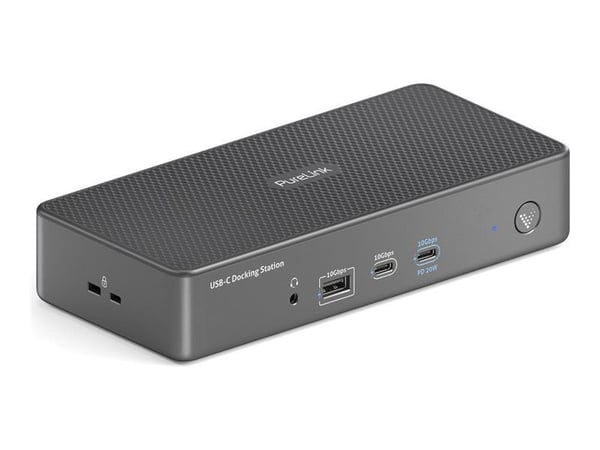 PureLink Vuelogic VL-D210DL - Dockningsstation - USB-C 3.2 Gen 2 - 2 x HDMI, 2 x DP - 1GbE