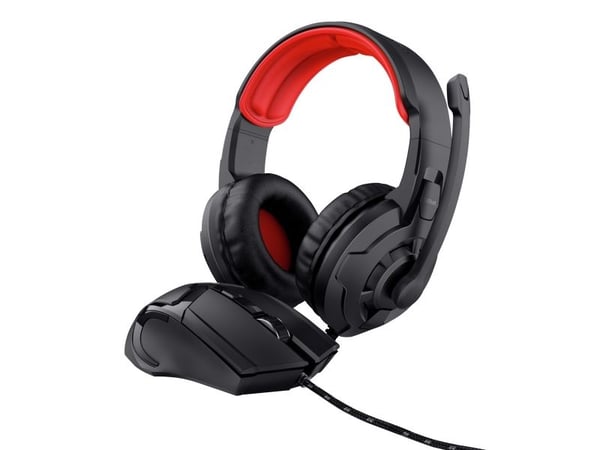 Trust Gaming 2-in-1 - Headset - fullstorlek - kabelansluten