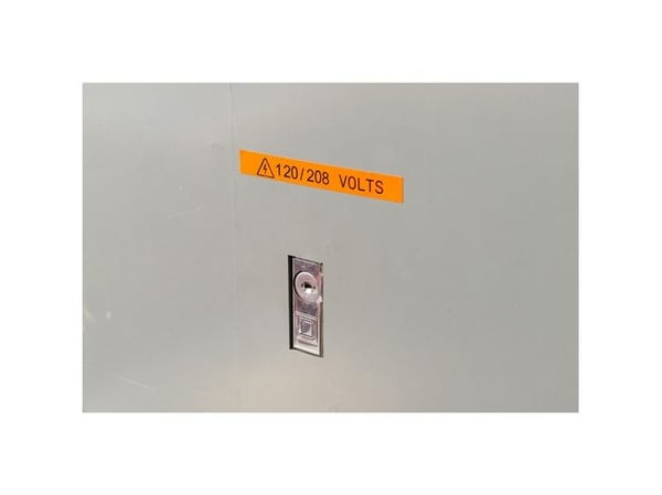Brady M21-750-595-OR, Oranssi, Itse kiinnittyvä tulostintarra, Vinyyli, Lämpösiirto, Akryyli, Kiinteä