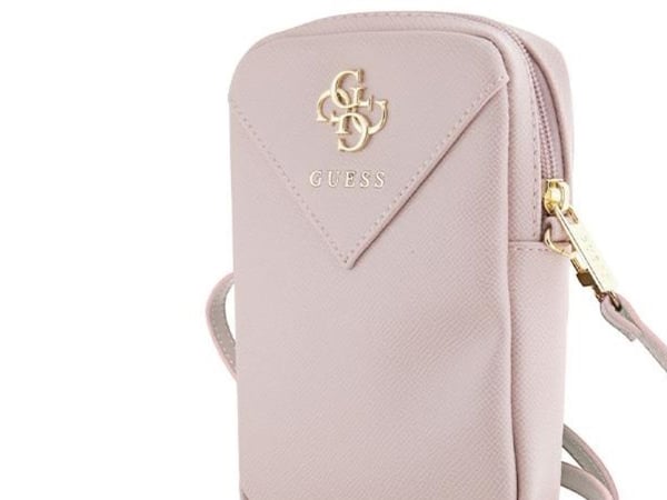 Guess Guess Zip Triangle 4G - Telefonveske (rosa)