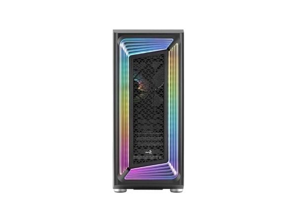 Aerocool Interstellar -midi-torni, musta