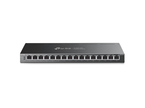 TP-Link TL-SG116P netværksswitch Ikke administreret Gigabit Ethernet (10/100/1000) Sort