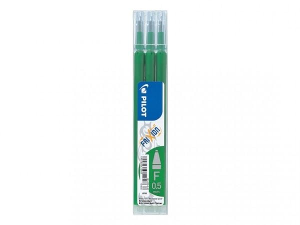 Pilot Frixion Clicker 0,5 mm refil grön (3 st.)