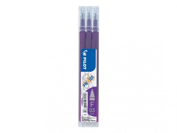 Pilot Frixion Clicker 0,5 mm refil violet (3 stk.)