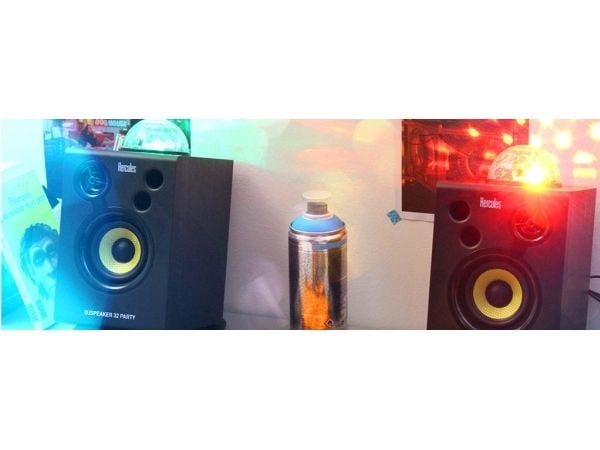Thrustmaster Hercules DJ Speaker 32 Party - högtalare - 30 watt (totalt) - 2-vägs (4780891)