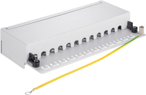 Goobay 93041, RJ-45, Cat5e, 22/26, Grå, Väggmontering, 212 mm