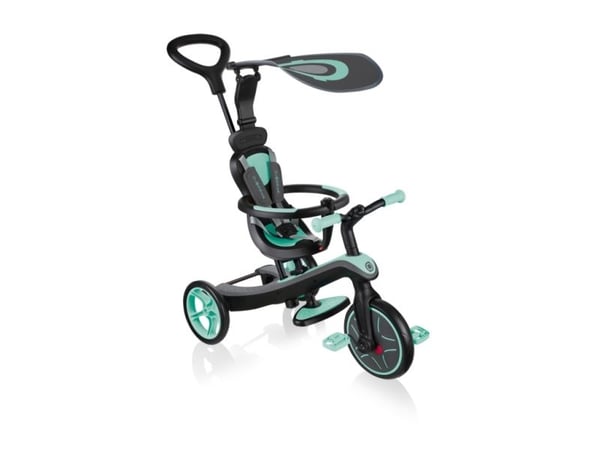 Globber Trike Explorer, Gutt/Jente, Front trekk, Rett opp, Barn, Solide hjul, Mynte