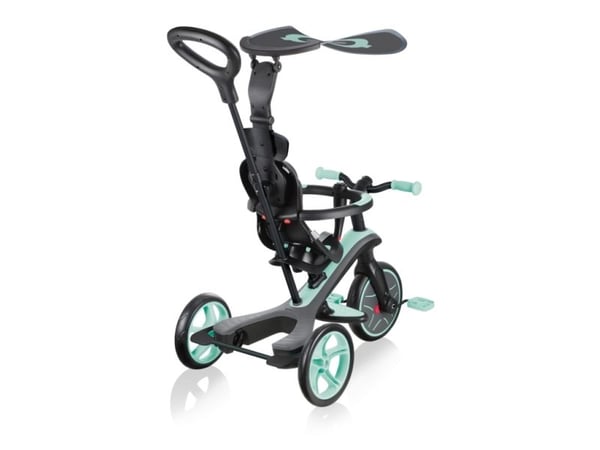 Globber Trike Explorer, Gutt/Jente, Front trekk, Rett opp, Barn, Solide hjul, Mynte
