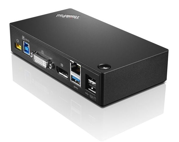 Lenovo Think Pad USB 3.0 Pro, Langallinen, USB 3.2 Gen 1 (3.1 Gen 1) Type-A, 10,100,1000 Mbit/s, Musta, 2560 x 1600 pikseliä, 2048 x 1152 pikseliä
