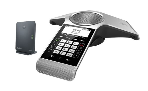 Yealink CP930W - VoIP-konferenssystem - med Bluetooth interface - IP-DECT - 8-way samtalsförmåg - SIP, SIP v2, SRTP - Space Silver