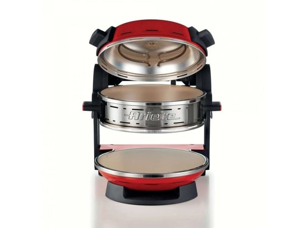 Ariete 0927/00, 2 pizza(er), Rød, 32 cm, 400 °C, Stein, 2300 W