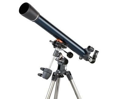 Celestron Astromaster 70EQ, Svart, Stål, Starry Night Basic Edition, SkyPortal App, 914 mm
