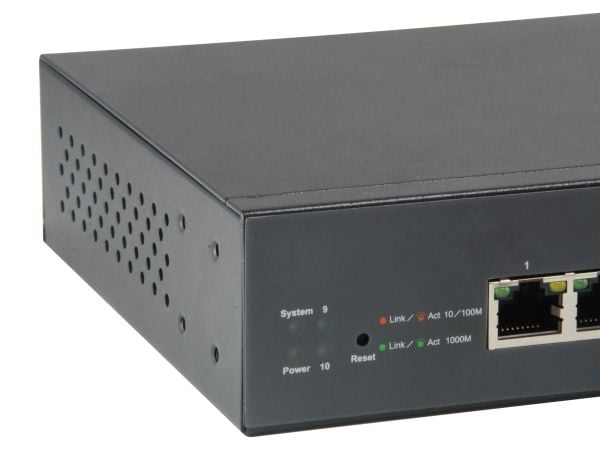 LevelOne GEP-1051, Håndtert, L2/L3/L4, Gigabit Ethernet (10/100/1000), Strøm over Ethernet (PoE), Rack-montering