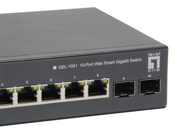LevelOne GEP-1051, Håndtert, L2/L3/L4, Gigabit Ethernet (10/100/1000), Strøm over Ethernet (PoE), Rack-montering