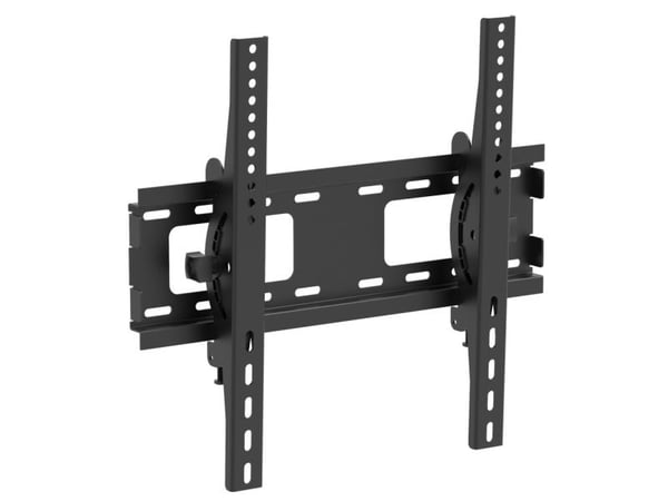 TECHly - Monteringssats (väggfäste) - lutningsbar - för flat panel / LCD display - svart - skärmstorlek: 23"-55"