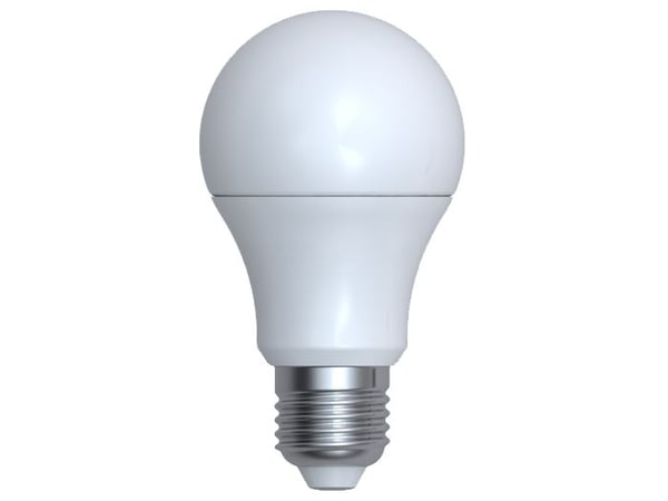 DENVER - LED-lyspære - mattslipt finish - E27 - 9 W - klasse F - hvitt lys - 2700-6500 K