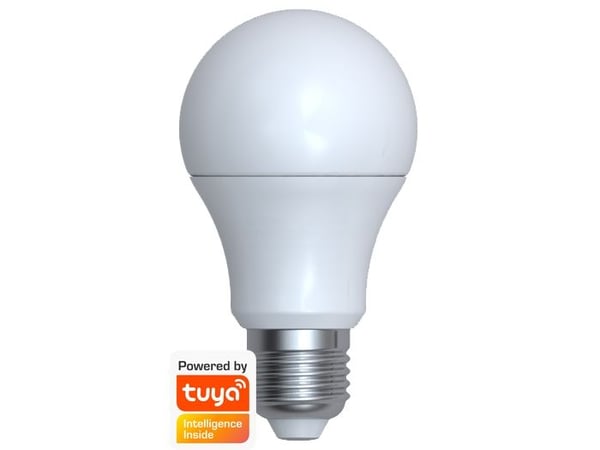 DENVER - LED-lyspære - mattslipt finish - E27 - 9 W - klasse F - hvitt lys - 2700-6500 K