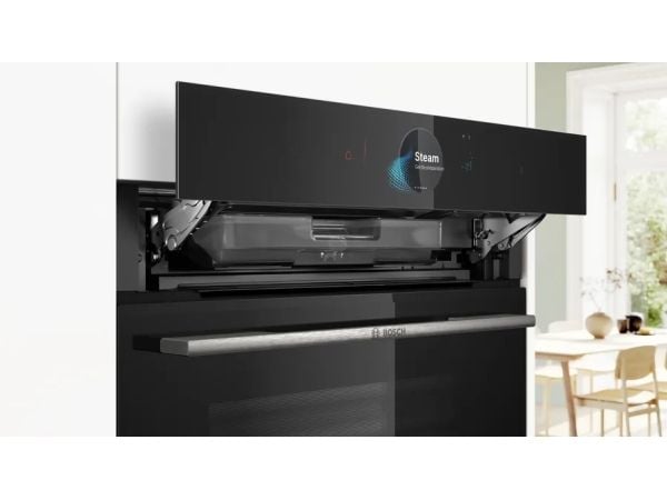 Bosch Serie 8 HSG7584B1, Medium, Elektrisk ovn, 71 l, 71 l, 30 - 250 °C, Hydrolytisk