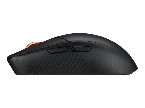 ASUS ROG Strix Impact III - Mus - optisk - 7 knapper - kablet, trådløs - USB, Bluetooth 5.1, 2.4 GHz - USB ROG Omni trådløs mottaker - svart