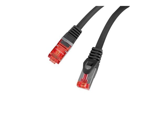 Lanberg PCF6-10CU - Liitäntäjohto - RJ-45 (uros) RJ-45 (uros) - 1,5 m - 5,7 mm - taitettu suojaamaton kierretty pariliitos (F/UTP) - CAT 6 - haloge...