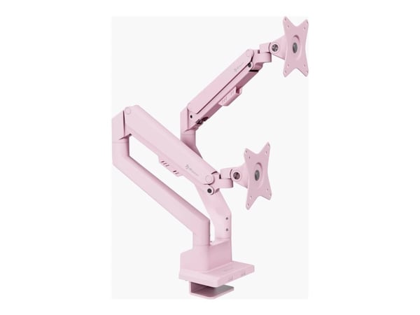Arozzi Alzare Neo Duo - Gas Spring Monitor Arm - Pink