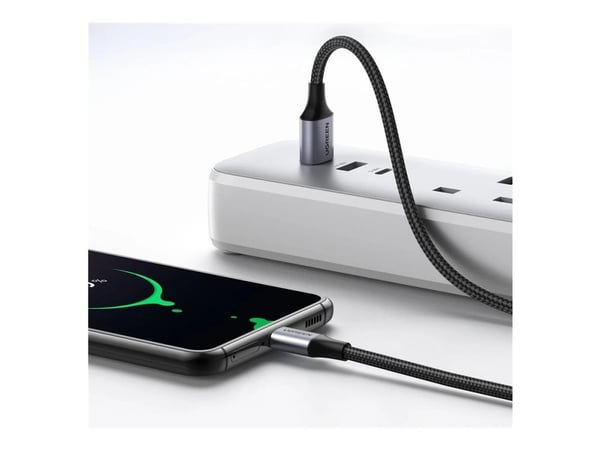 Ugreen - USB-kabel - USB (hane) till USB-C (hane) - USB 2.0 - 5 V - 3 A - 1 m - svart