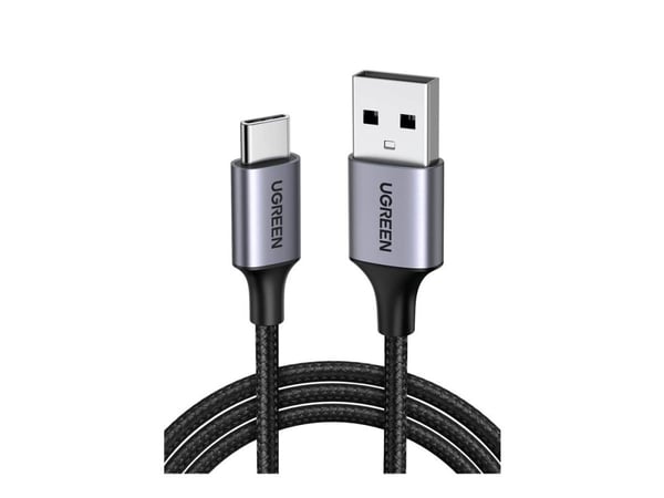 Ugreen - USB-kabel - USB (hane) till USB-C (hane) - USB 2.0 - 5 V - 3 A - 1 m - svart