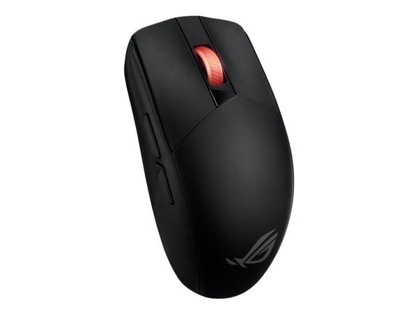 ASUS ROG Strix Impact III - Mus - optisk - 7 knapper - kablet, trådløs - USB, Bluetooth 5.1, 2.4 GHz - USB ROG Omni trådløs mottaker - svart