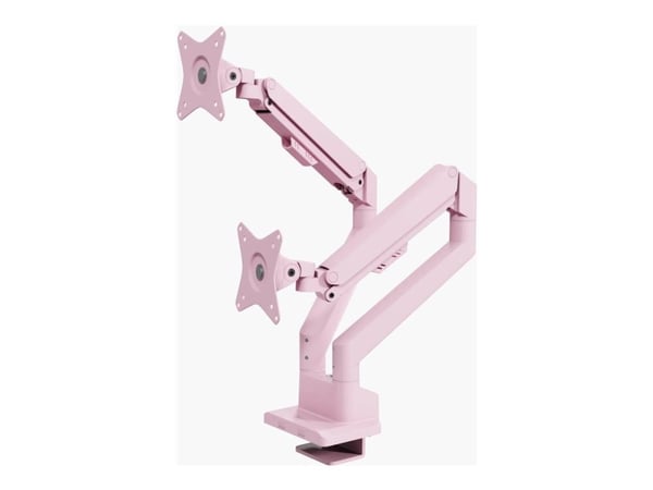 Arozzi Alzare Neo Duo - Gas Spring Monitor Arm - Pink