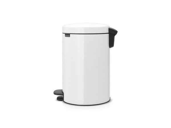 Poljinkori, Brabantia newIcon, valkoinen, jauhemaalattu teräs, 12 l, muovinen sisäsäiliö