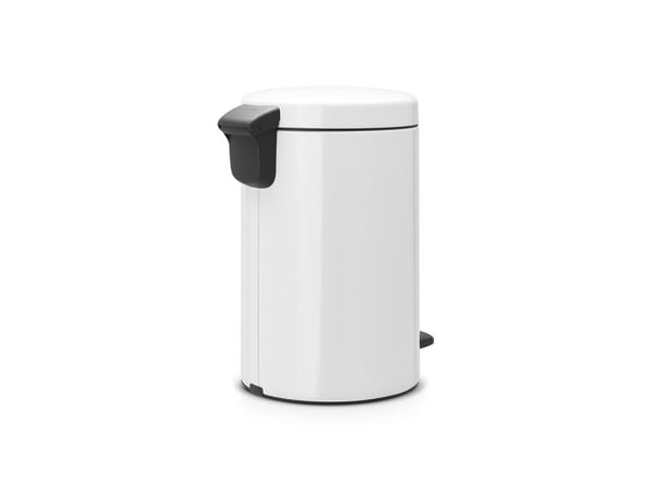 Poljinkori, Brabantia newIcon, valkoinen, jauhemaalattu teräs, 12 l, muovinen sisäsäiliö