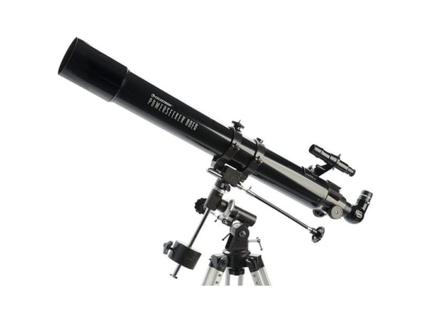 Celestron PowerSeeker 80EQ, Svart, Aluminium, Instruktioner, 8,62 kg, 9 cm, 96,5 cm