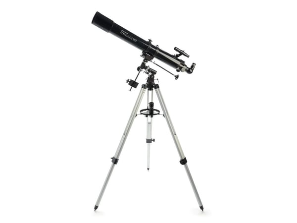 Celestron PowerSeeker 80EQ, Svart, Aluminium, Instruktioner, 8,62 kg, 9 cm, 96,5 cm