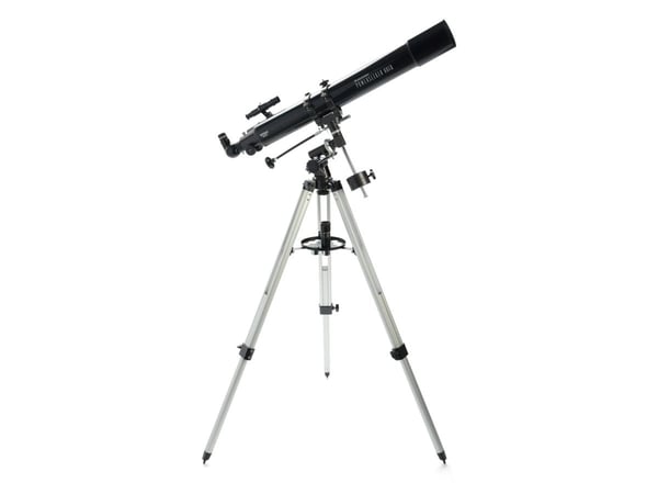 Celestron PowerSeeker 80EQ, Svart, Aluminium, Instruktioner, 8,62 kg, 9 cm, 96,5 cm