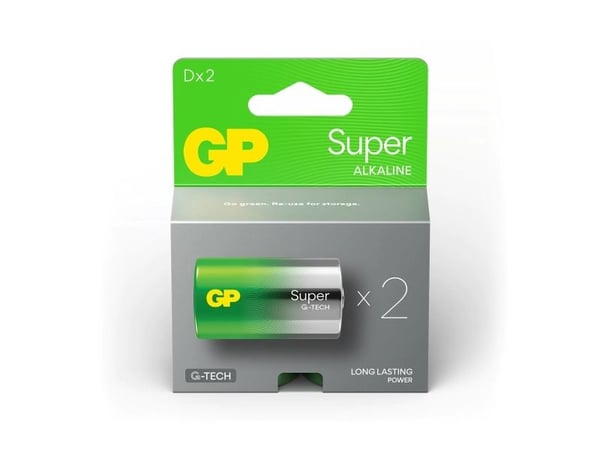 Paristo GP Super Alkaline D 2 kpl, 2 kpl/kpl