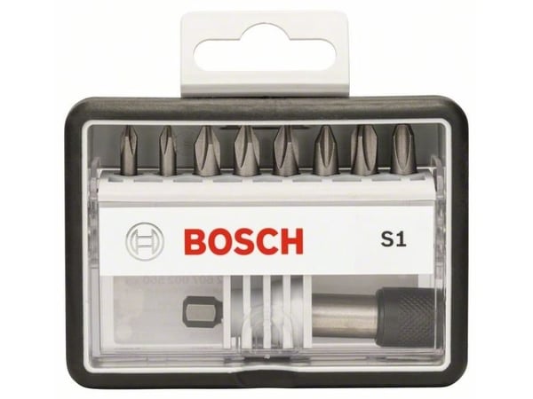 Bosch 2 607 002 560, 8 stykker, Philips, PH 1, PH 2, PH 3, PH1 (2x), PH2 (4x), PH3 (2x), 25 mm, 25,4 / 4 mm (1 / 4")