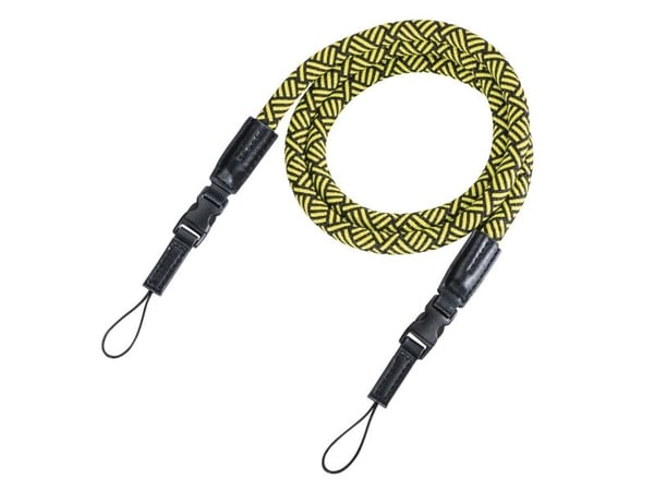 Hama Braid 120, Digitalt kamera, Nylon, Sort, Gult, Spenne, 120 cm