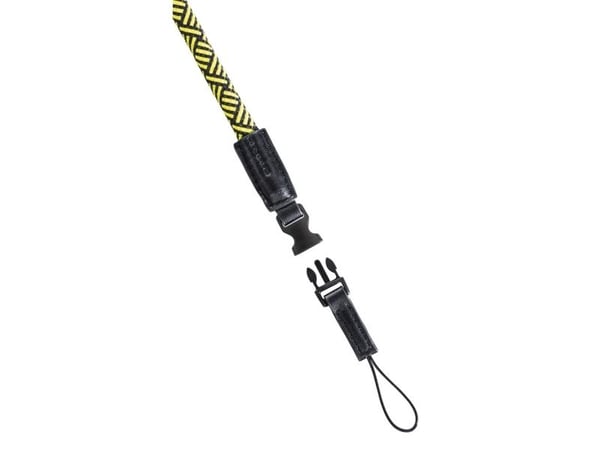 Hama Braid 120, Digitalt kamera, Nylon, Sort, Gult, Spenne, 120 cm