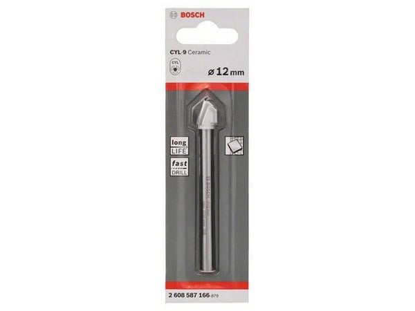 Bosch CYL-9 - Borr - för kakel, keramik - 12 mm - längd: 90 mm
