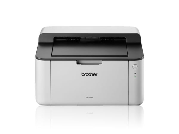Brother HL-1110 - Tulostin - S/H - laser - A4/Legal - 2400 x 600 dpi - nopeus 20 spm - kapasiteetti: 150 ark - USB 2.0 - vihreä, lajiteltu