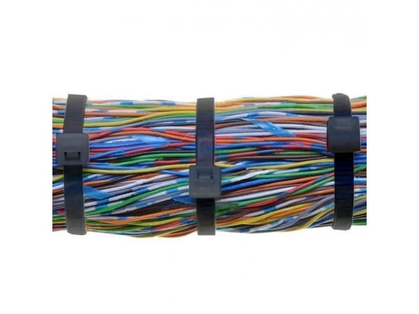 Techly 280 x 4.8mm, Nailon, Musta, 3 - 70 mm, CE, UL, RoHS, Reach, ISO 9001, 280 mm, 4,8 mm
