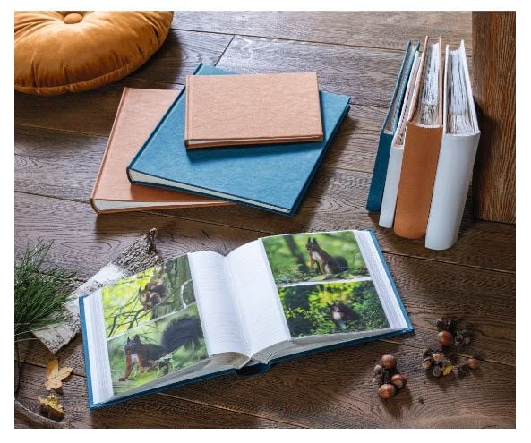 Hama Jumbo-Album rynket, 30×30 cm, 80 hvite sider, hvit (00007610)