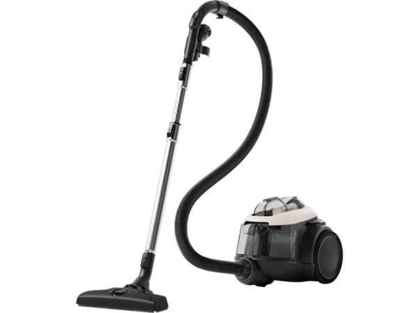 Electrolux EL61H4SW, Utan påse, Svart, Vit, 9 m, Friktionslager, 2 hjul, Torr