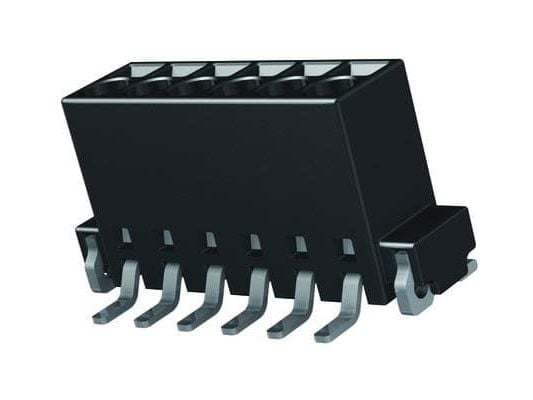 Harting 14 01 091 3101 000, PCB, Sort, Liquid Crystal Polymer (LCP), Boks, Kobberlegering, 160 V